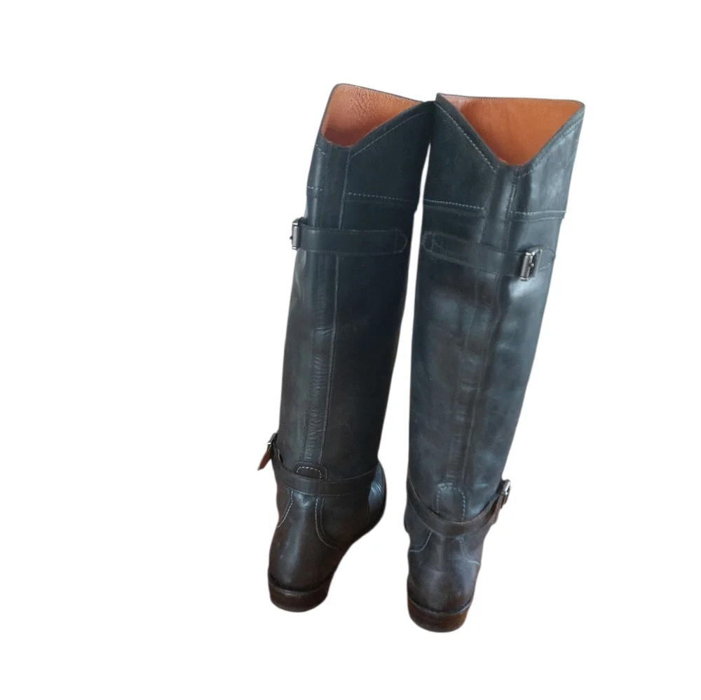 Frye Dorado grey over the knee riding boots size 7.5